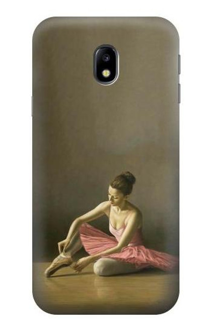 W1241 Ballet Hard Case and Leather Flip Case For Samsung Galaxy J3 (2017) EU Version