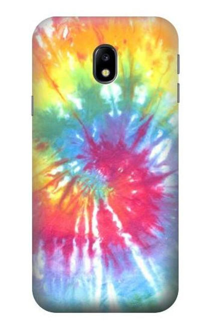 W1697 Tie Dye Colorful Graphic Printed Hard Case and Leather Flip Case For Samsung Galaxy J3 (2017) EU Version