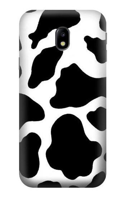 W2096 Seamless Cow Pattern Hard Case and Leather Flip Case For Samsung Galaxy J3 (2017) EU Version