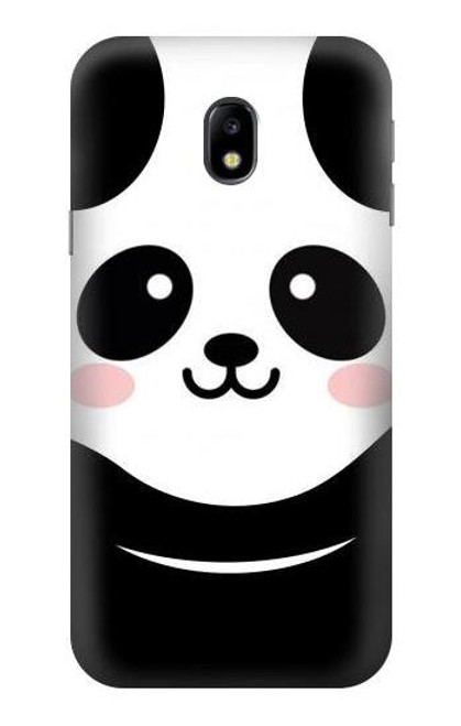 W2662 Cute Panda Cartoon Hard Case and Leather Flip Case For Samsung Galaxy J3 (2017) EU Version
