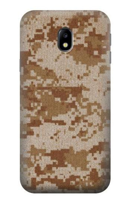 W2939 Desert Digital Camo Camouflage Hard Case and Leather Flip Case For Samsung Galaxy J3 (2017) EU Version