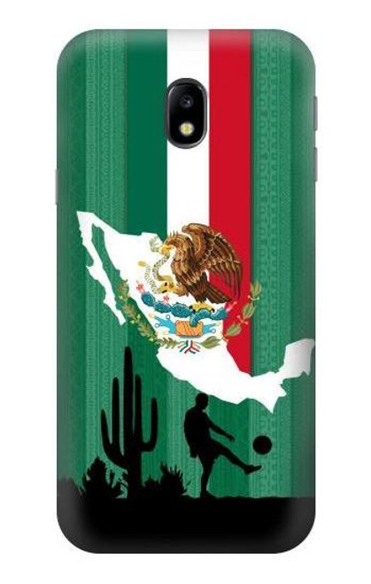 W2994 Mexico Football Soccer Copa 2016 Hard Case and Leather Flip Case For Samsung Galaxy J3 (2017) EU Version