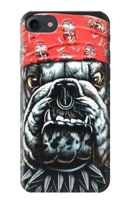 W0100 Bulldog American Football Hard Case and Leather Flip Case For iPhone 7, iPhone 8, iPhone SE (2020) (2022)