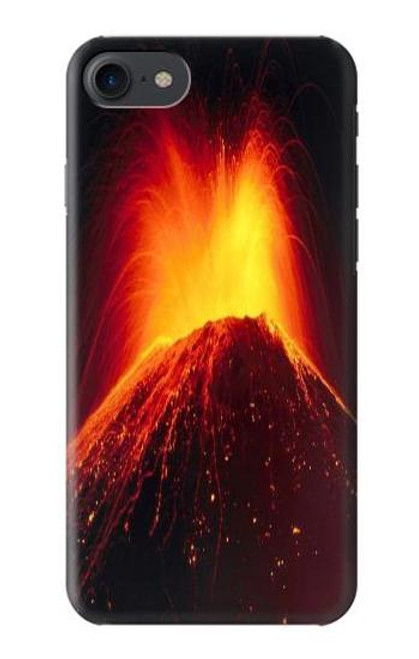W0745 Volcano Lava Hard Case and Leather Flip Case For iPhone 7, iPhone 8, iPhone SE (2020) (2022)