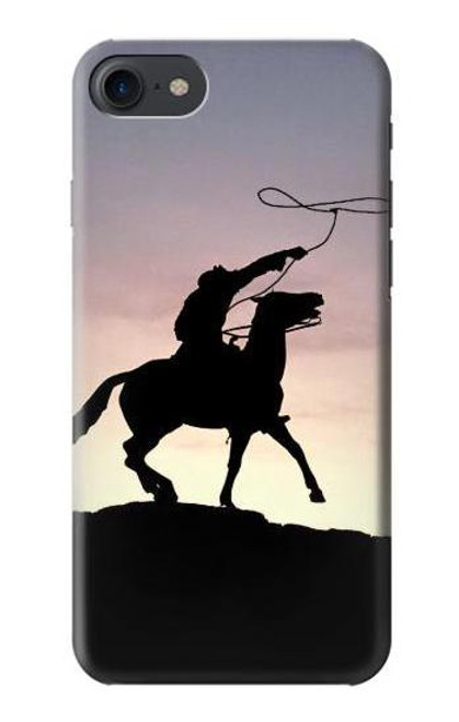 W0773 Cowboy Hard Case and Leather Flip Case For iPhone 7, iPhone 8, iPhone SE (2020) (2022)