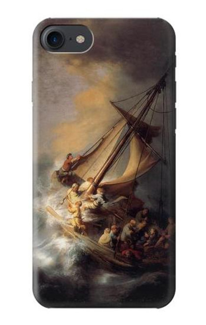 W1091 Rembrandt Christ in The Storm Hard Case and Leather Flip Case For iPhone 7, iPhone 8, iPhone SE (2020) (2022)