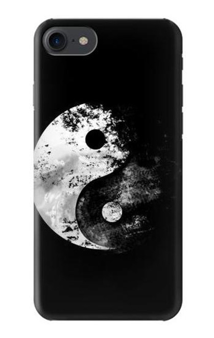 W1372 Moon Yin-Yang Hard Case and Leather Flip Case For iPhone 7, iPhone 8, iPhone SE (2020) (2022)