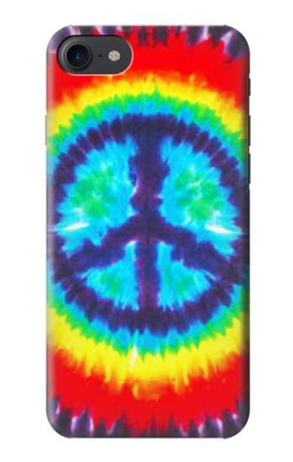 W1870 Tie Dye Peace Hard Case and Leather Flip Case For iPhone 7, iPhone 8, iPhone SE (2020) (2022)