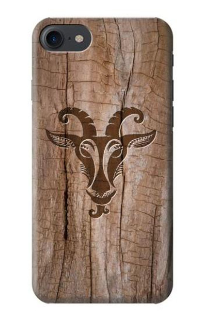 W2183 Goat Wood Graphic Printed Hard Case and Leather Flip Case For iPhone 7, iPhone 8, iPhone SE (2020) (2022)