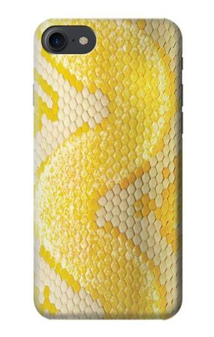 W2713 Yellow Snake Skin Graphic Printed Hard Case and Leather Flip Case For iPhone 7, iPhone 8, iPhone SE (2020) (2022)
