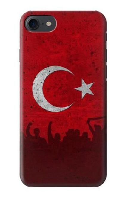 W2991 Turkey Football Soccer Euro 2016 Hard Case and Leather Flip Case For iPhone 7, iPhone 8, iPhone SE (2020) (2022)