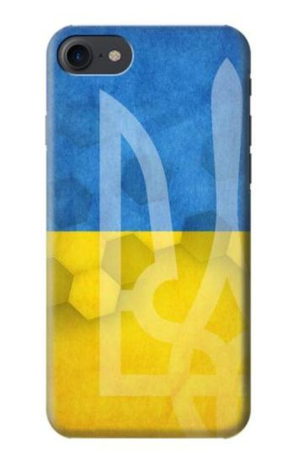 W3006 Ukraine Football Soccer Euro 2016 Hard Case and Leather Flip Case For iPhone 7, iPhone 8, iPhone SE (2020) (2022)