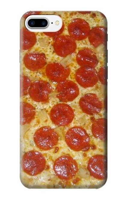 W0236 Pizza Hard Case and Leather Flip Case For iPhone 7 Plus, iPhone 8 Plus