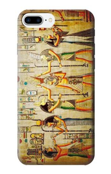 W0272 Egypt Wall Art Hard Case and Leather Flip Case For iPhone 7 Plus, iPhone 8 Plus