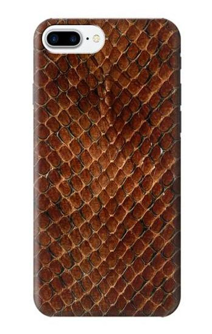 W0555 Snake Skin Hard Case and Leather Flip Case For iPhone 7 Plus, iPhone 8 Plus