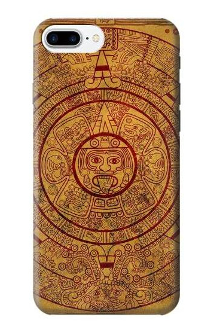 W0692 Mayan Calendar Hard Case and Leather Flip Case For iPhone 7 Plus, iPhone 8 Plus