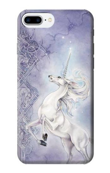 W1134 White Horse Unicorn Hard Case and Leather Flip Case For iPhone 7 Plus, iPhone 8 Plus