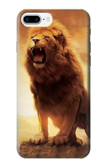 W1957 Lion Aslan Hard Case and Leather Flip Case For iPhone 7 Plus, iPhone 8 Plus