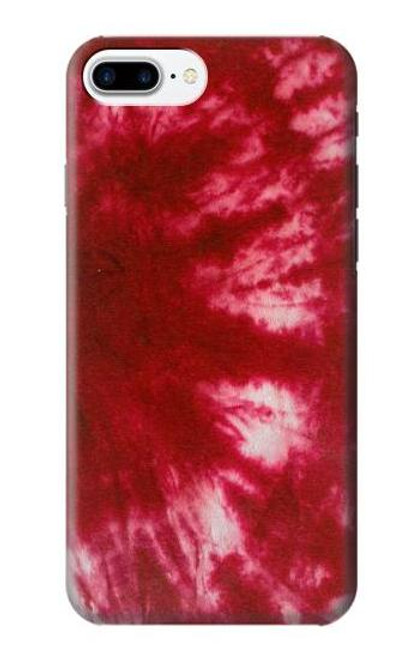 W2480 Tie Dye Red Hard Case and Leather Flip Case For iPhone 7 Plus, iPhone 8 Plus