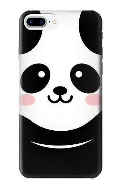 W2662 Cute Panda Cartoon Hard Case and Leather Flip Case For iPhone 7 Plus, iPhone 8 Plus