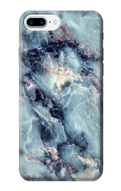 W2689 Blue Marble Texture Graphic Printed Hard Case and Leather Flip Case For iPhone 7 Plus, iPhone 8 Plus
