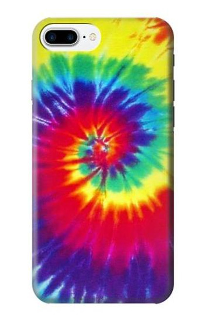 W2884 Tie Dye Swirl Color Hard Case and Leather Flip Case For iPhone 7 Plus, iPhone 8 Plus