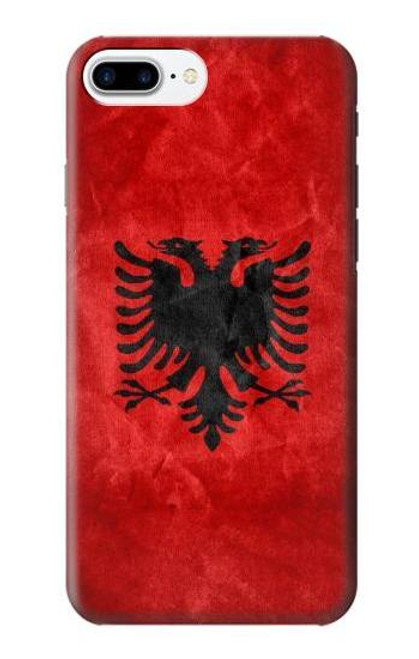 W2982 Albania Football Soccer Euro 2016 Hard Case and Leather Flip Case For iPhone 7 Plus, iPhone 8 Plus