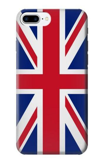 W3103 Flag of The United Kingdom Hard Case and Leather Flip Case For iPhone 7 Plus, iPhone 8 Plus