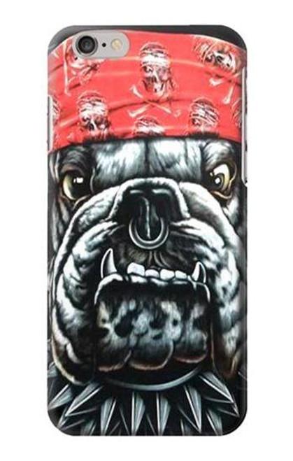 W0100 Bulldog American Football Hard Case and Leather Flip Case For iPhone 6 6S