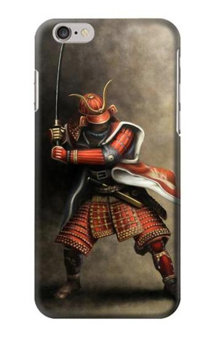 W0796 Japan Red Samurai Hard Case and Leather Flip Case For iPhone 6 6S