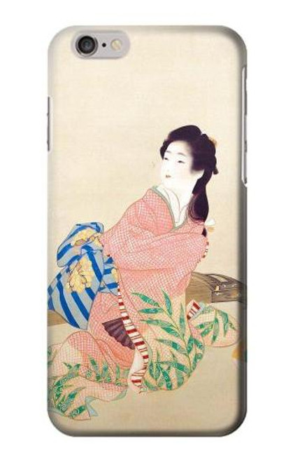 W0889 Japan Art Kimono Hard Case and Leather Flip Case For iPhone 6 6S