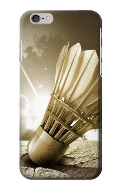 W0979 Badminton Sport Art Hard Case and Leather Flip Case For iPhone 6 6S