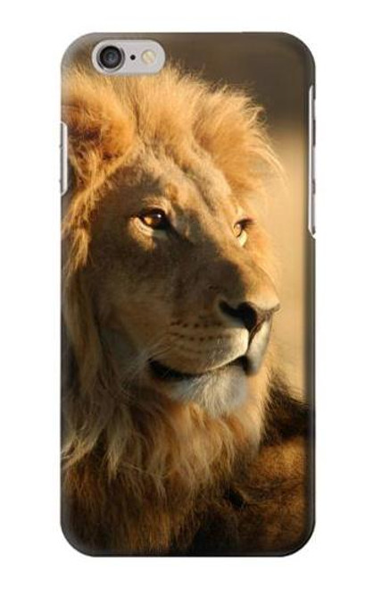 W1046 Lion King of Forest Hard Case and Leather Flip Case For iPhone 6 6S