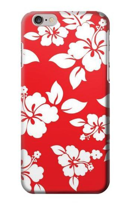 W1949 Hawaiian Hibiscus Pattern Hard Case and Leather Flip Case For iPhone 6 6S