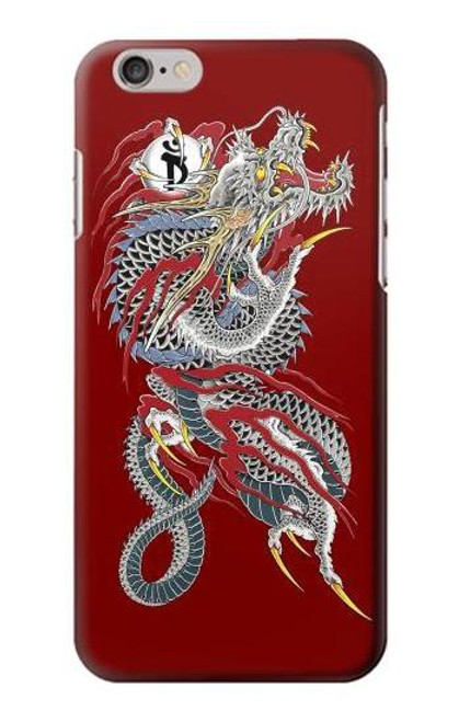 W2104 Yakuza Dragon Tattoo Hard Case and Leather Flip Case For iPhone 6 6S