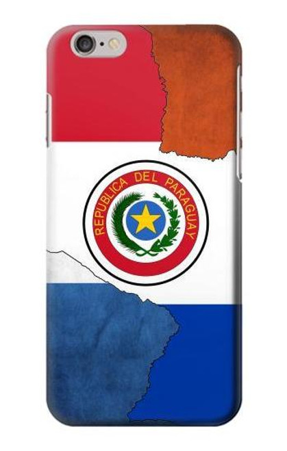 W3017 Paraguay Flag Hard Case and Leather Flip Case For iPhone 6 6S