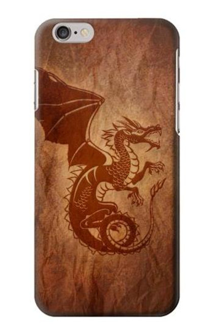 W3086 Red Dragon Tattoo Hard Case and Leather Flip Case For iPhone 6 6S