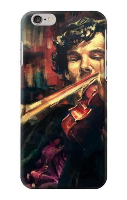 W0723 Violin Art Paint Hard Case and Leather Flip Case For iPhone 6 Plus, iPhone 6s Plus