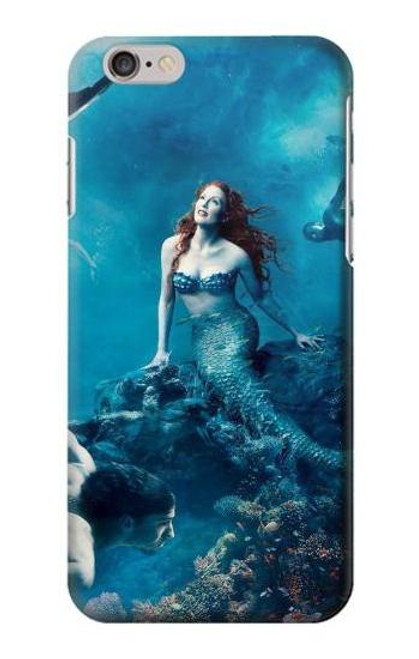 W0899 Mermaid Hard Case and Leather Flip Case For iPhone 6 Plus, iPhone 6s Plus