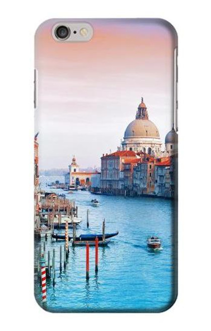 W0982 Beauty of Venice Italy Hard Case and Leather Flip Case For iPhone 6 Plus, iPhone 6s Plus