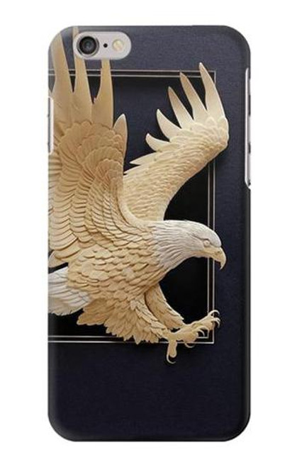 W1383 Paper Sculpture Eagle Hard Case and Leather Flip Case For iPhone 6 Plus, iPhone 6s Plus