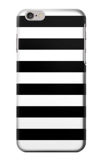 W1596 Black and White Striped Hard Case and Leather Flip Case For iPhone 6 Plus, iPhone 6s Plus