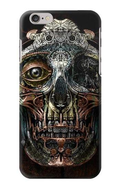 W1685 Steampunk Skull Head Hard Case and Leather Flip Case For iPhone 6 Plus, iPhone 6s Plus