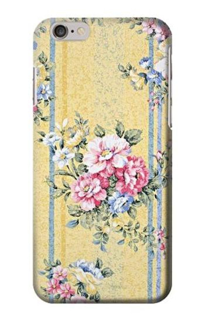 W2229 Vintage Flowers Hard Case and Leather Flip Case For iPhone 6 Plus, iPhone 6s Plus