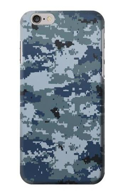 W2346 Navy Camo Camouflage Graphic Hard Case and Leather Flip Case For iPhone 6 Plus, iPhone 6s Plus