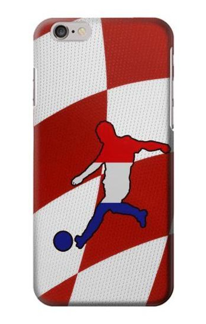 W2993 Croatia Football Soccer Euro 2016 Hard Case and Leather Flip Case For iPhone 6 Plus, iPhone 6s Plus