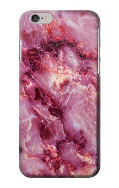 W3052 Pink Marble Graphic Printed Hard Case and Leather Flip Case For iPhone 6 Plus, iPhone 6s Plus