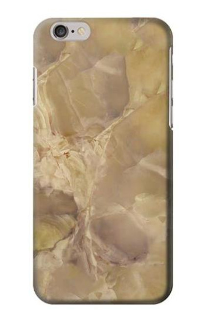 W3240 Yellow Marble Stone Hard Case and Leather Flip Case For iPhone 6 6S