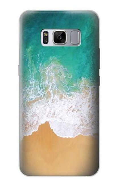 W3150 Sea Beach Hard Case and Leather Flip Case For Samsung Galaxy S8 Plus