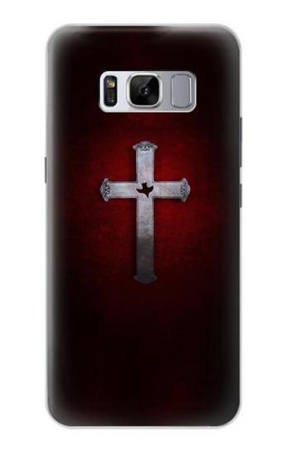 W3160 Christian Cross Hard Case and Leather Flip Case For Samsung Galaxy S8 Plus